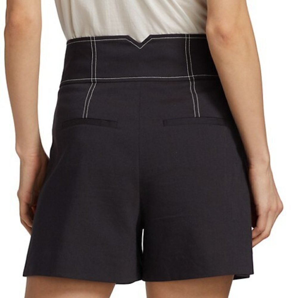 Veronica Beard Alicia High Rise Shorts - Picture 3 of 15